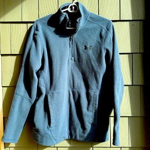 Men’s Under Armour quarter Zip Coldgear Jacket with pockets.